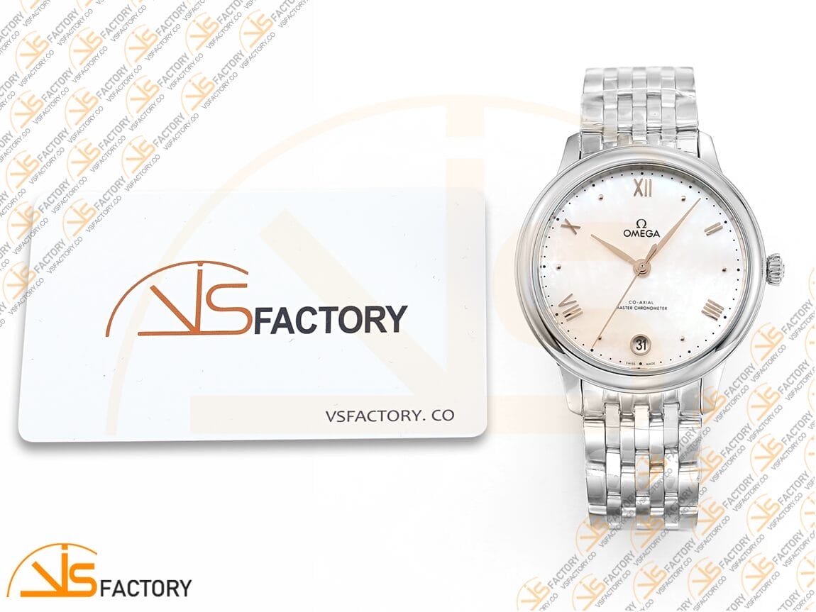 VSFactory (VSF) Omega De Ville Prestige 34mm MOP White Dial Steel A8800 Movement - 图片 2