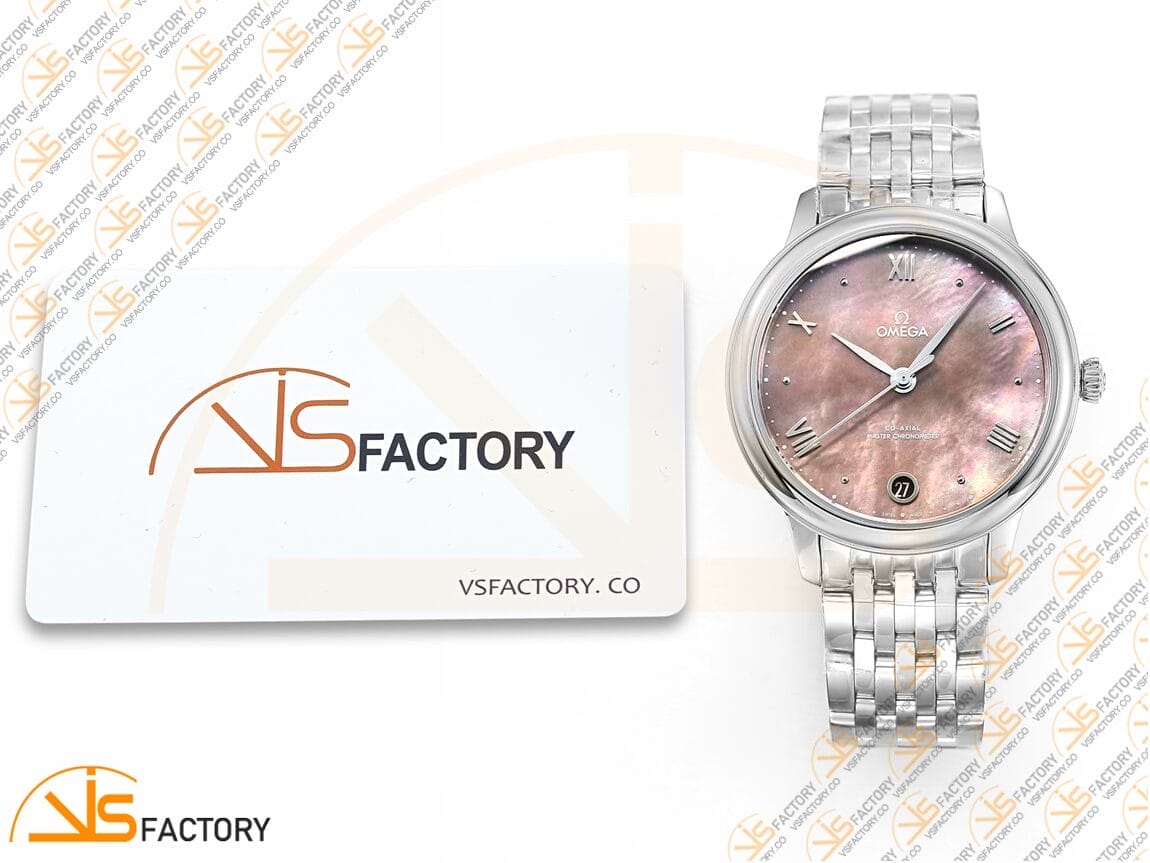 VSFactory (VSF) Omega De Ville Prestige 34mm Tahiti MOP Dial Steel A8800 Movement - 图片 2