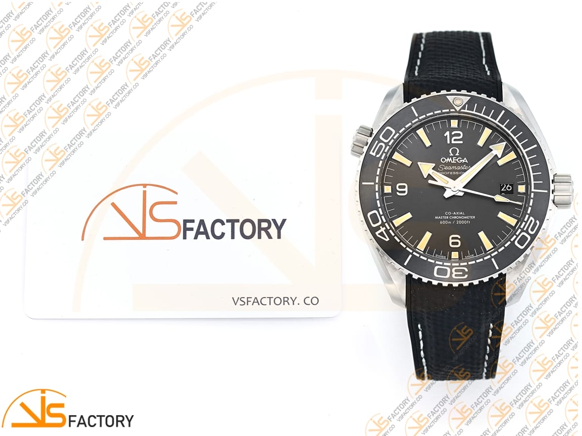 VSFactory (VSF) Omega Planet Ocean 43.5mm Gray Dial SS Case Gray Bezel Black Rubber Strap A8900 Movement - 图片 2