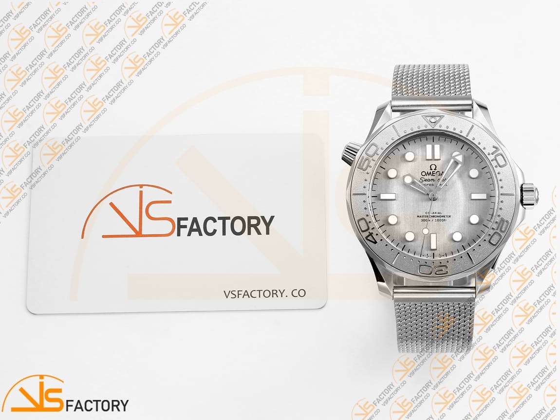 VSFactory (VSF) Omega Seamaster 300M Silver Surfer Silver Dial Steel A8806 Movement - 图片 2