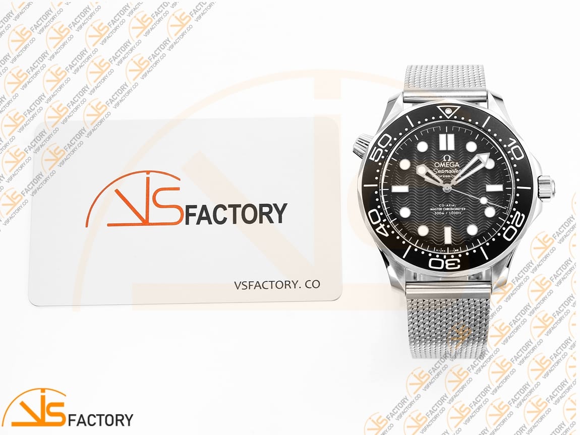 VSFactory (VSF) Omega Seamaster 300M Diver Black Dial Steel SA8806 Movement - 图片 2