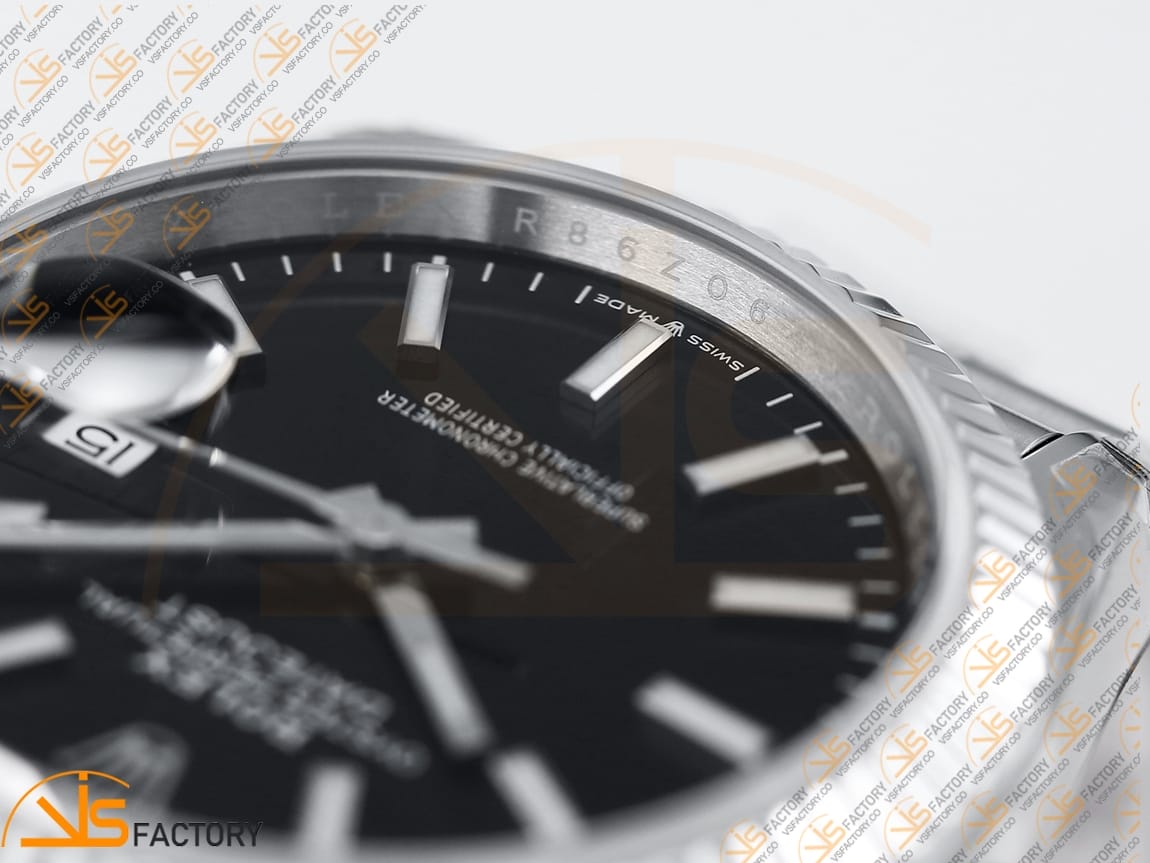 VS Factory Rolex DateJust 41 126334 Black Dial 904L Steel VS3235 Movement - 图片 6