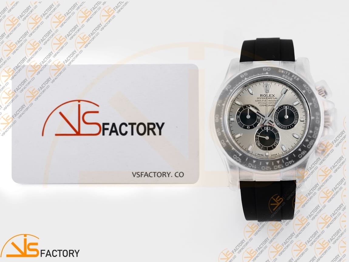 VS Factory Rolex Daytona 116519 Gray Dial 904L Steel DD4130 Movement - 图片 2