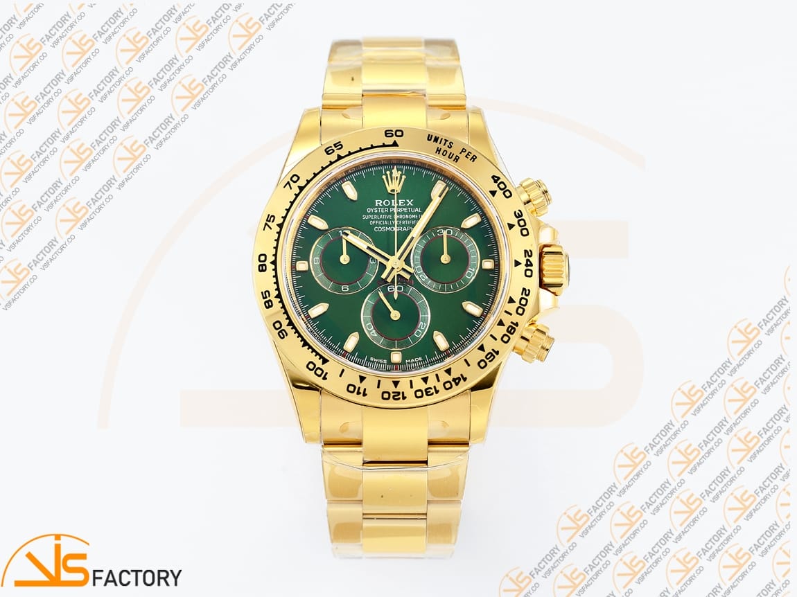 VS Factory Rolex Daytona 116508 Green Dial YG DD4130 Movement - 图片 3