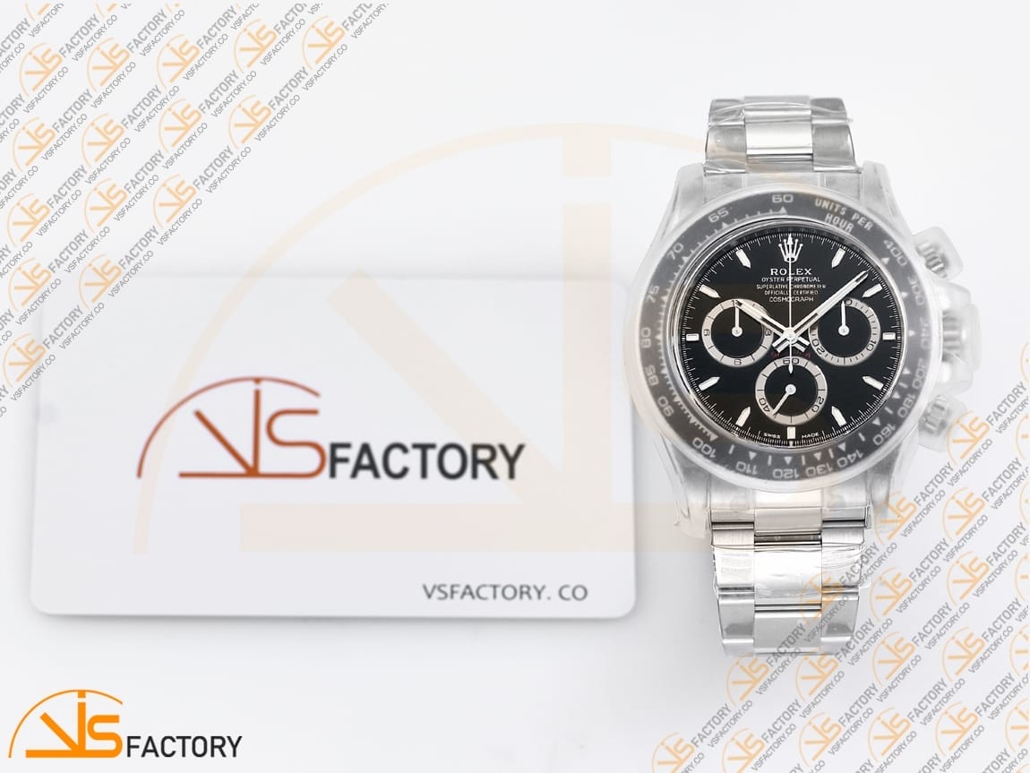 VSFactory (VSF) Rolex Daytona 126500 Black Dial 904L Steel DD4801 Movement - 图片 2