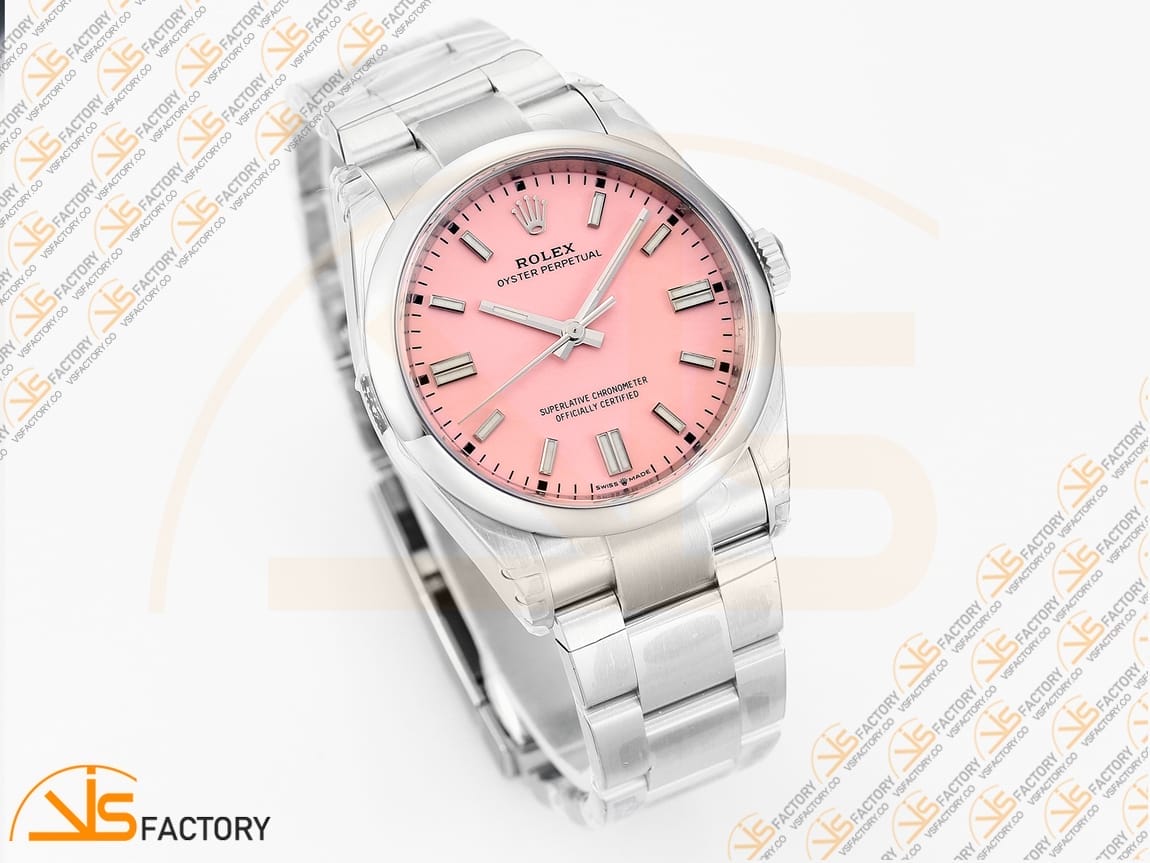 VSFactory (VSF) Rolex Oyster Perpetual 126000 Pink Dial 904L Steel VS3235 Movement - 图片 4