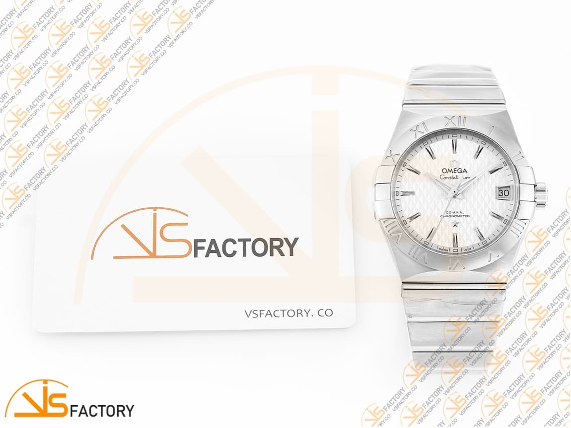 VSFactory (VSF) Omega Constellation Co-Axial 38mm Silver Dial Steel Asia 8500 Movement - 图片 2