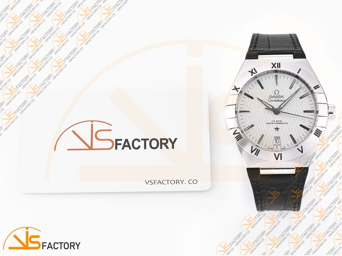 VSFactory (VSF) Omega Constellation Gray Dial Steel Black Rubber A8900 Movement - 图片 2