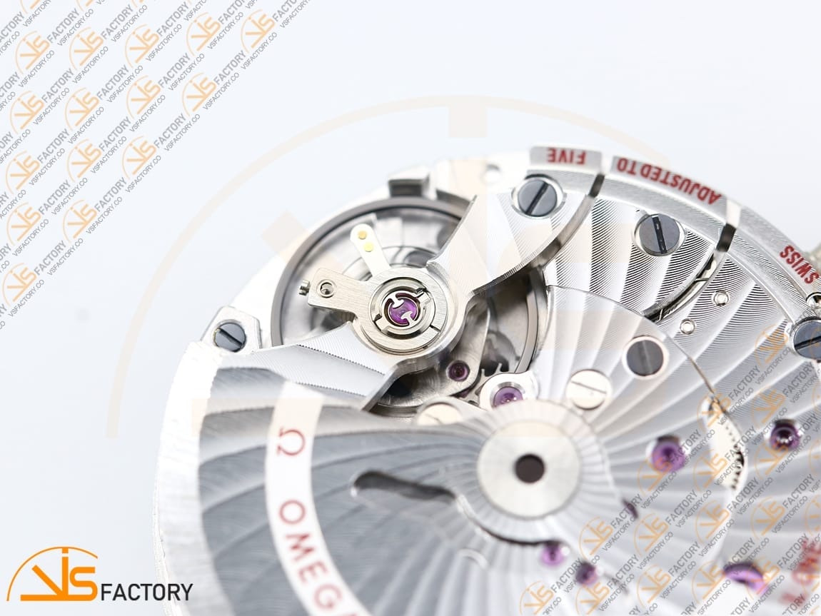 VSFactory (VSF) Omega Aqua Terra 150M White Textured Dial Blue Hands Steel A8500 Movement - 图片 15