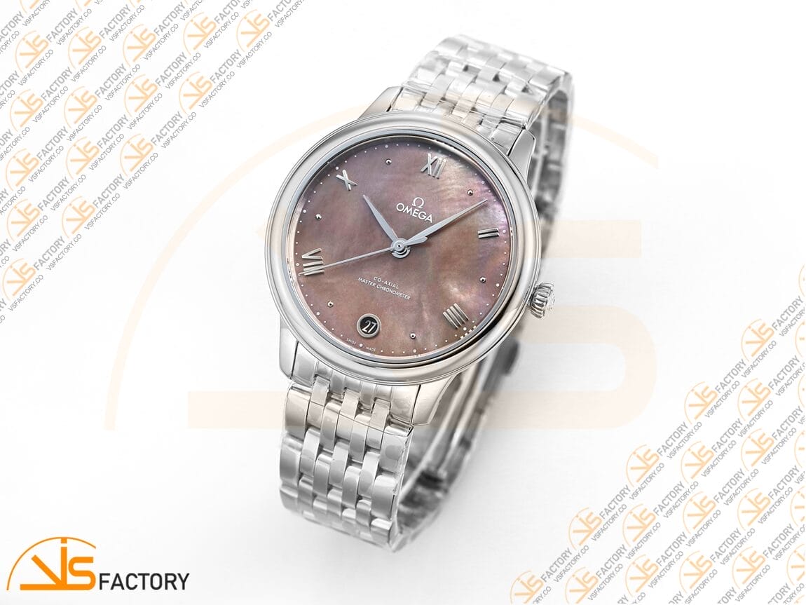 VSFactory (VSF) Omega De Ville Prestige 34mm Tahiti MOP Dial Steel A8800 Movement - 图片 4