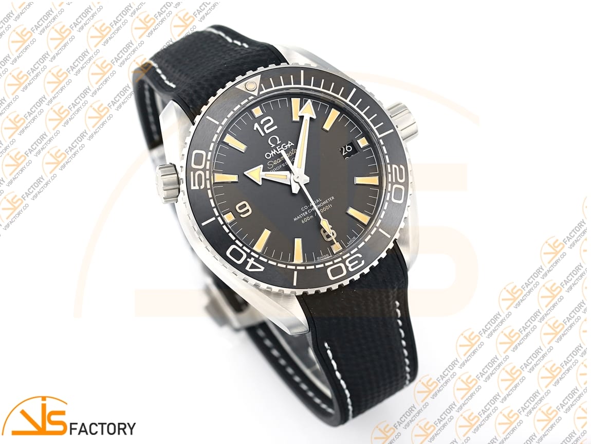 VSFactory (VSF) Omega Planet Ocean 43.5mm Gray Dial SS Case Gray Bezel Black Rubber Strap A8900 Movement - 图片 4
