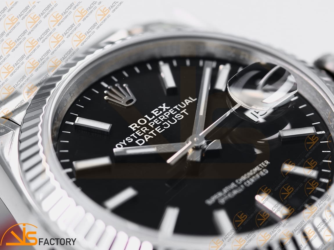 VS Factory Rolex DateJust 41 126334 Black Dial 904L Steel VS3235 Movement - 图片 7