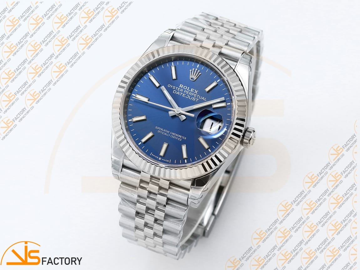 VS Factory Rolex DateJust 41 126334 Blue Dial 904L Steel VS3235 Movement - 图片 4