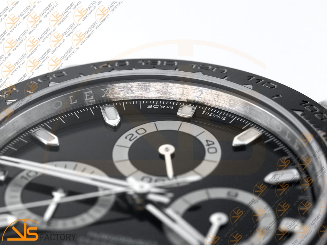 VS Factory Rolex Daytona 116500 Black Dial 904L Steel DD4130 Movement - 图片 9