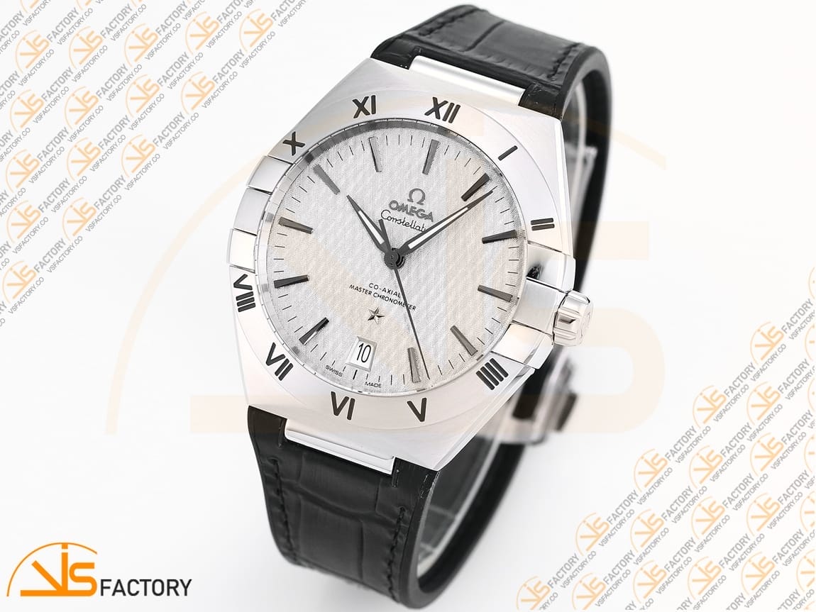 VSFactory (VSF) Omega Constellation Gray Dial Steel Black Rubber A8900 Movement - 图片 4