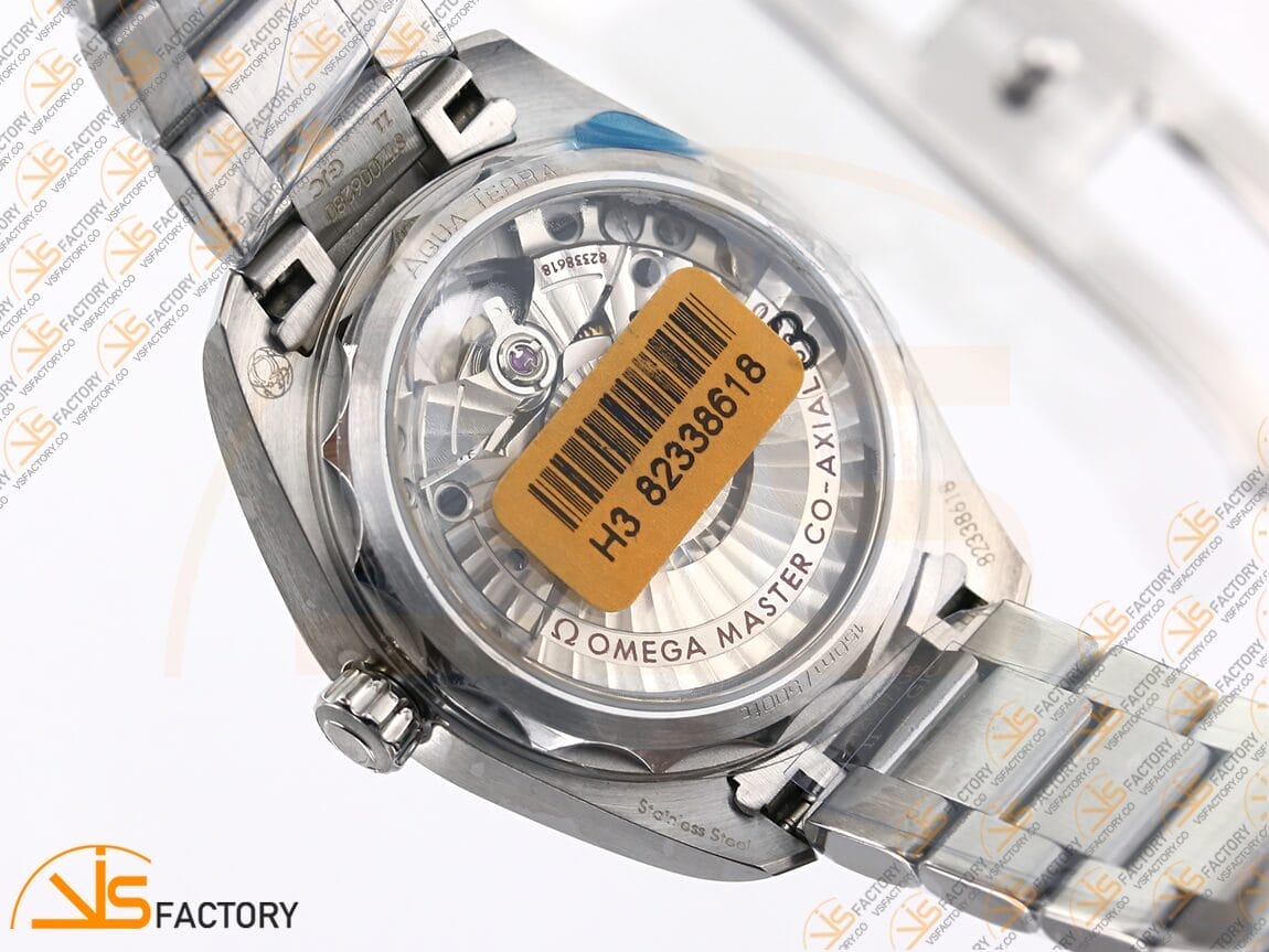 VSFactory (VSF) Omega Aqua Terra 150M 34mm White Wave Dial Steel A8800 Movement - 图片 12