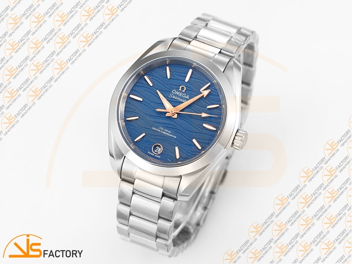 VSFactory (VSF) Omega Aqua Terra 150M 34mm Blue Wave Dial Steel A8800 Movement - 图片 4