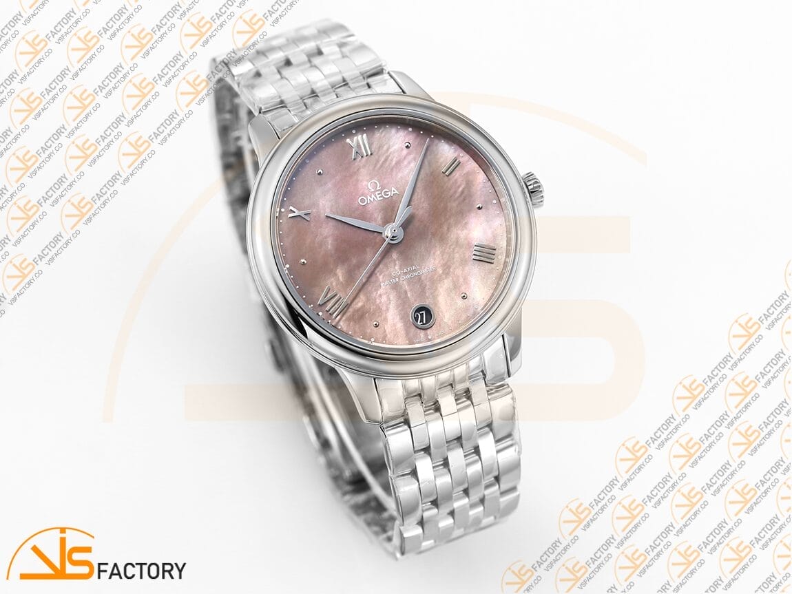 VSFactory (VSF) Omega De Ville Prestige 34mm Tahiti MOP Dial Steel A8800 Movement - 图片 5