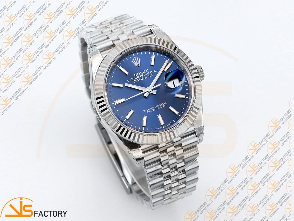 VS Factory Rolex DateJust 41 126334 Blue Dial 904L Steel VS3235 Movement - 图片 5