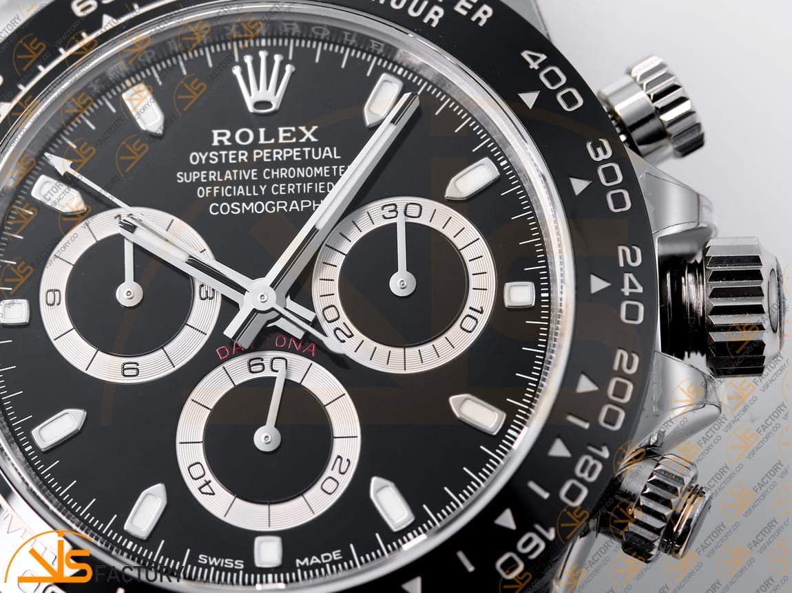 VS Factory Rolex Daytona 116500 Black Dial 904L Steel DD4130 Movement - 图片 8