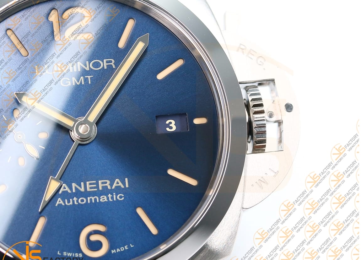 VS Factory Panerai PAM1033 Luminor GMT 44mm Steel Case P9011 Movement - 图片 9