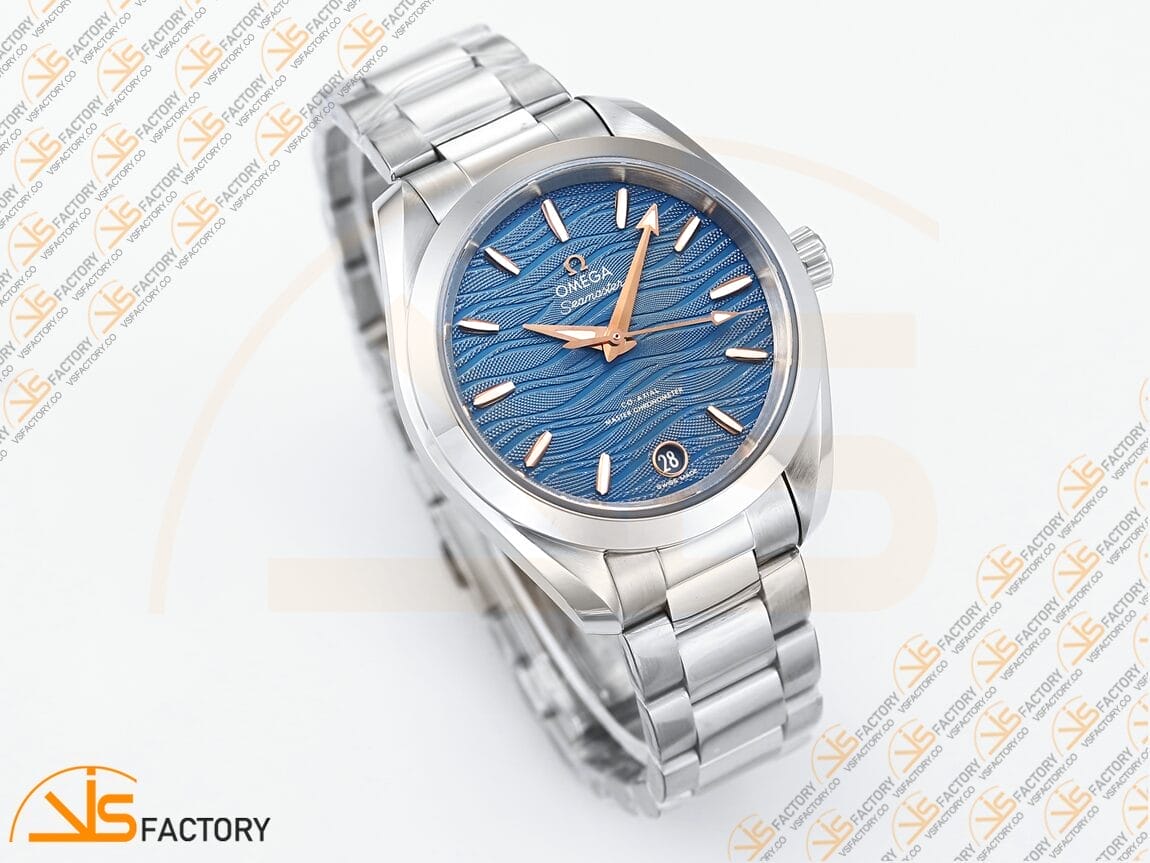 VSFactory (VSF) Omega Aqua Terra 150M 34mm Blue Wave Dial Steel A8800 Movement - 图片 5