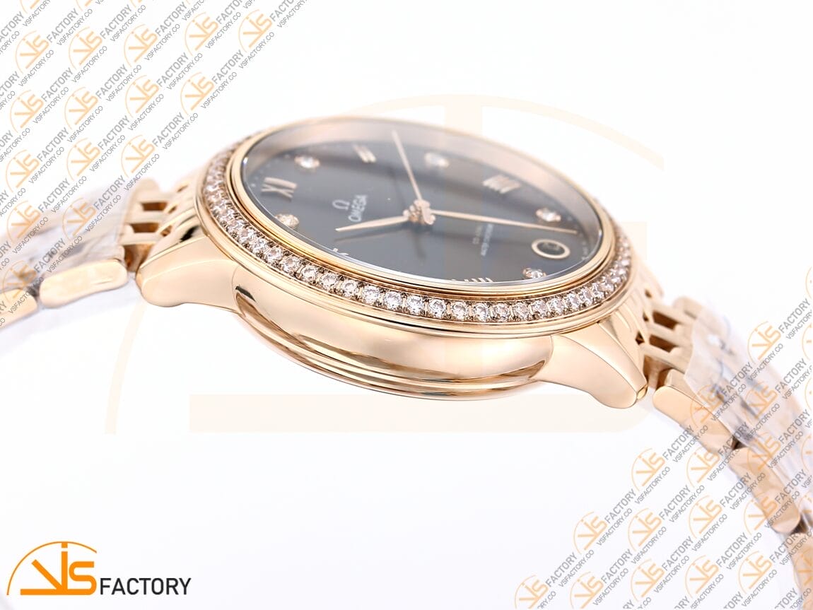 VSFactory (VSF) Omega De Ville Prestige 34mm Black Diamond Dial RG A8800 Movement - 图片 9