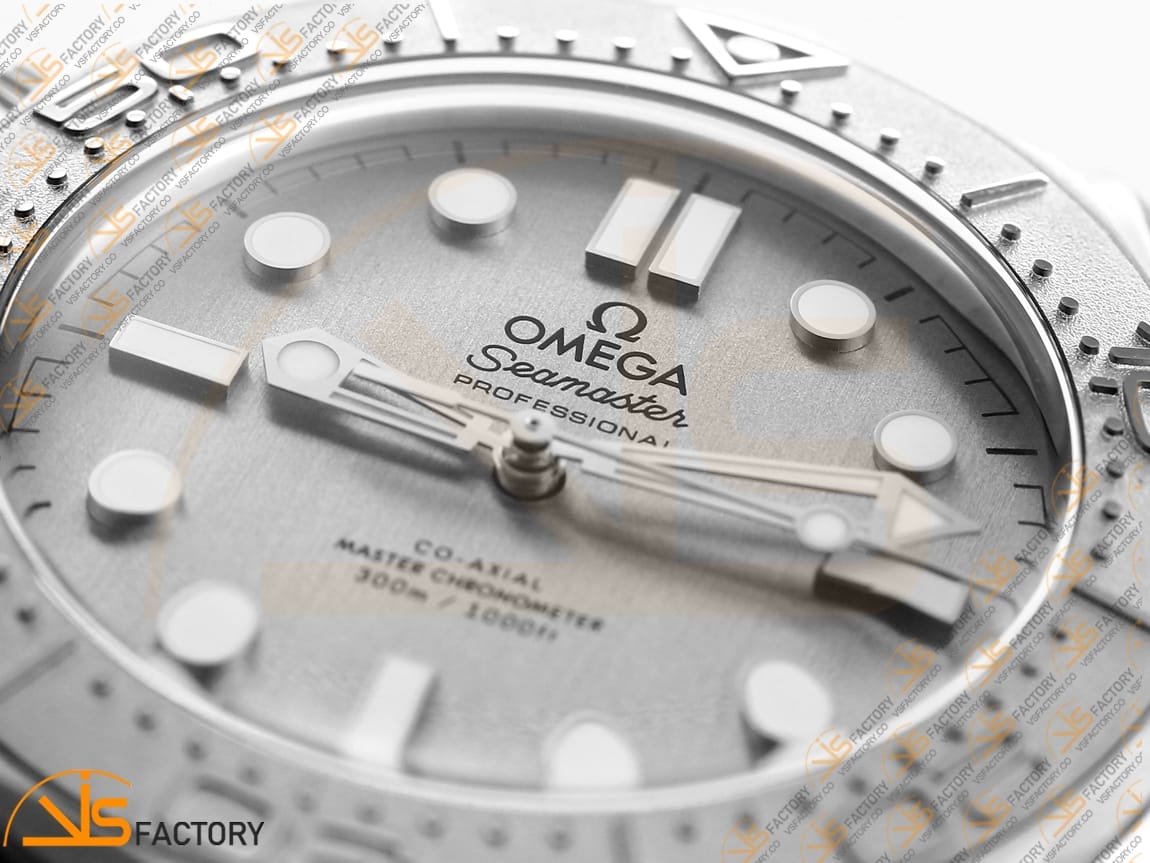 VSFactory (VSF) Omega Seamaster 300M Silver Surfer Silver Dial Steel A8806 Movement - 图片 6