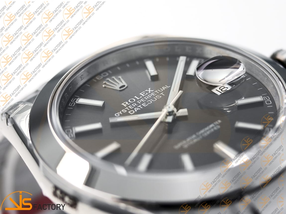 VS Factory Rolex DateJust 41 126330 Gray Dial 904L Steel VS3235 Movement - 图片 6