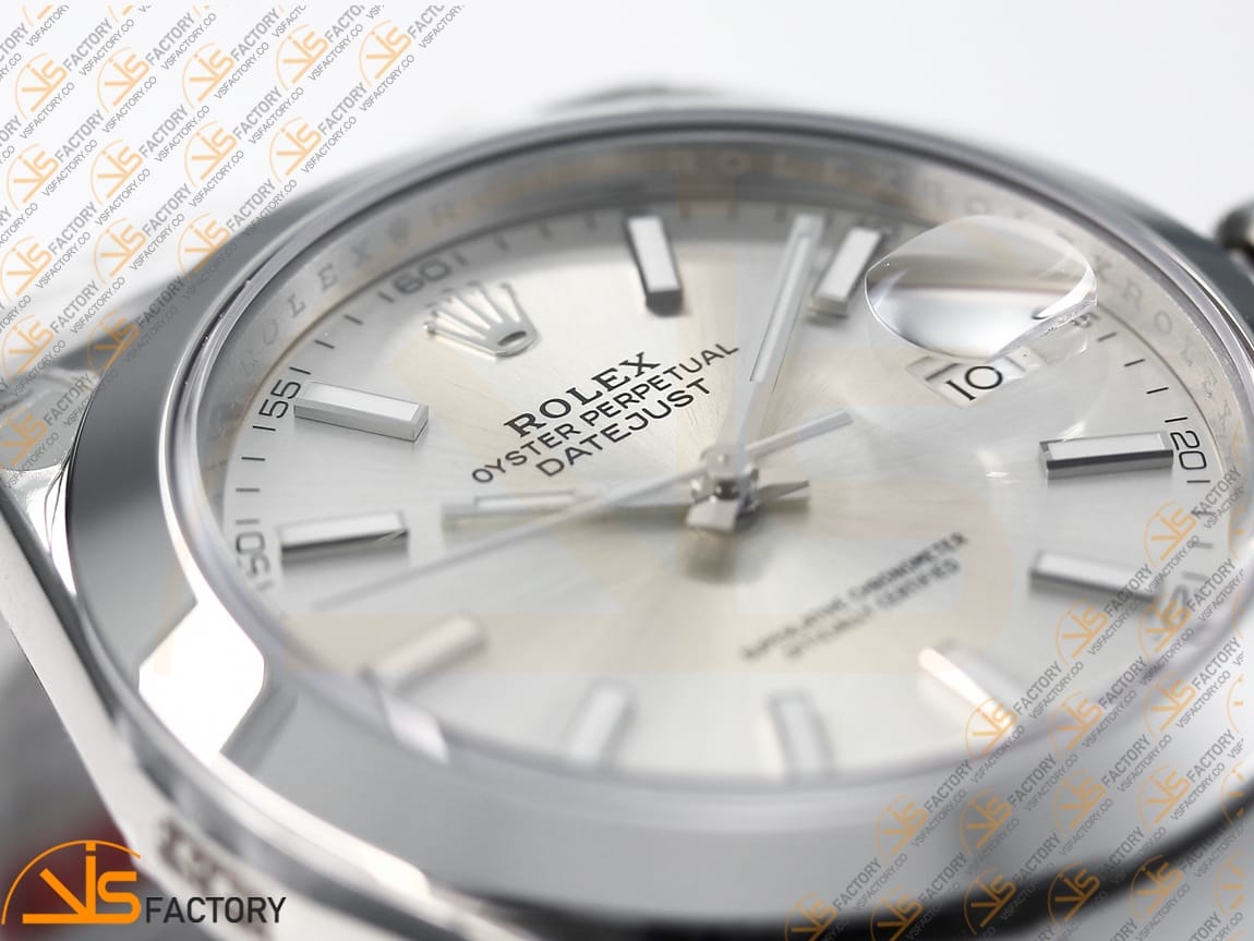 VS Factory Rolex DateJust 41 126330 Silver Dial 904L Steel VS3235 Movemen - 图片 6