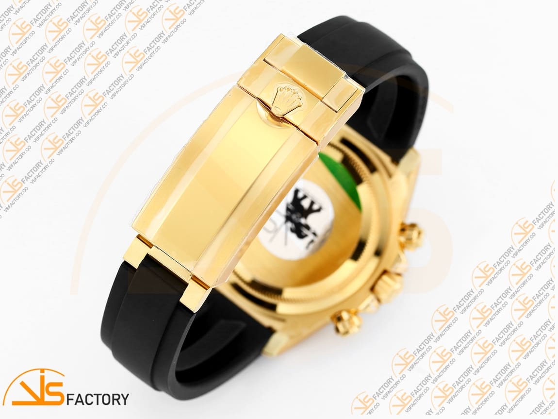 VS Factory Rolex Daytona 126518 Black Dial YG Oysterflex Strap VS4131 Movement (Weighted) - 图片 16