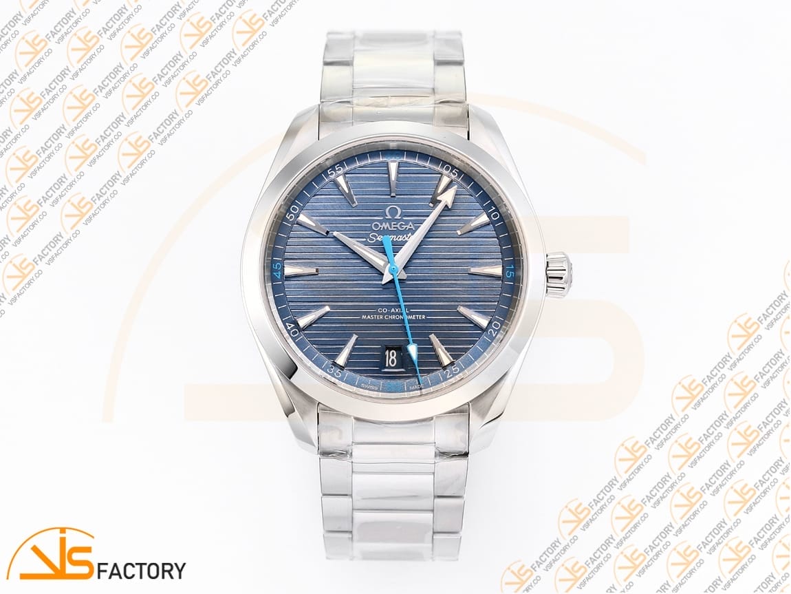 VSFactory (VSF) Omega Aqua Terra 150M Light Blue Dial Steel A8900 Movement - 图片 3