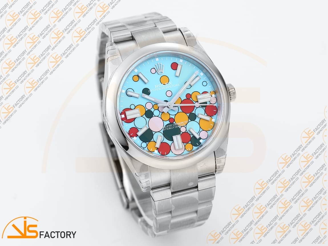 VS Factory Rolex Oyster Perpetual 124300 Celebration Dial 904L Steel VS3235 Movement - 图片 5