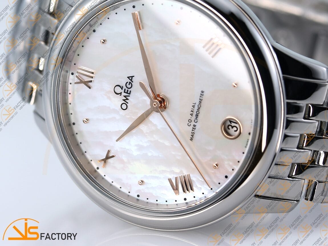 VSFactory (VSF) Omega De Ville Prestige 34mm MOP White Dial Steel A8800 Movement - 图片 7