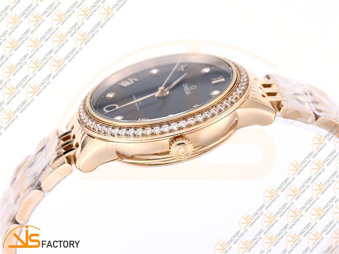 VSFactory (VSF) Omega De Ville Prestige 34mm Black Diamond Dial RG A8800 Movement - 图片 10