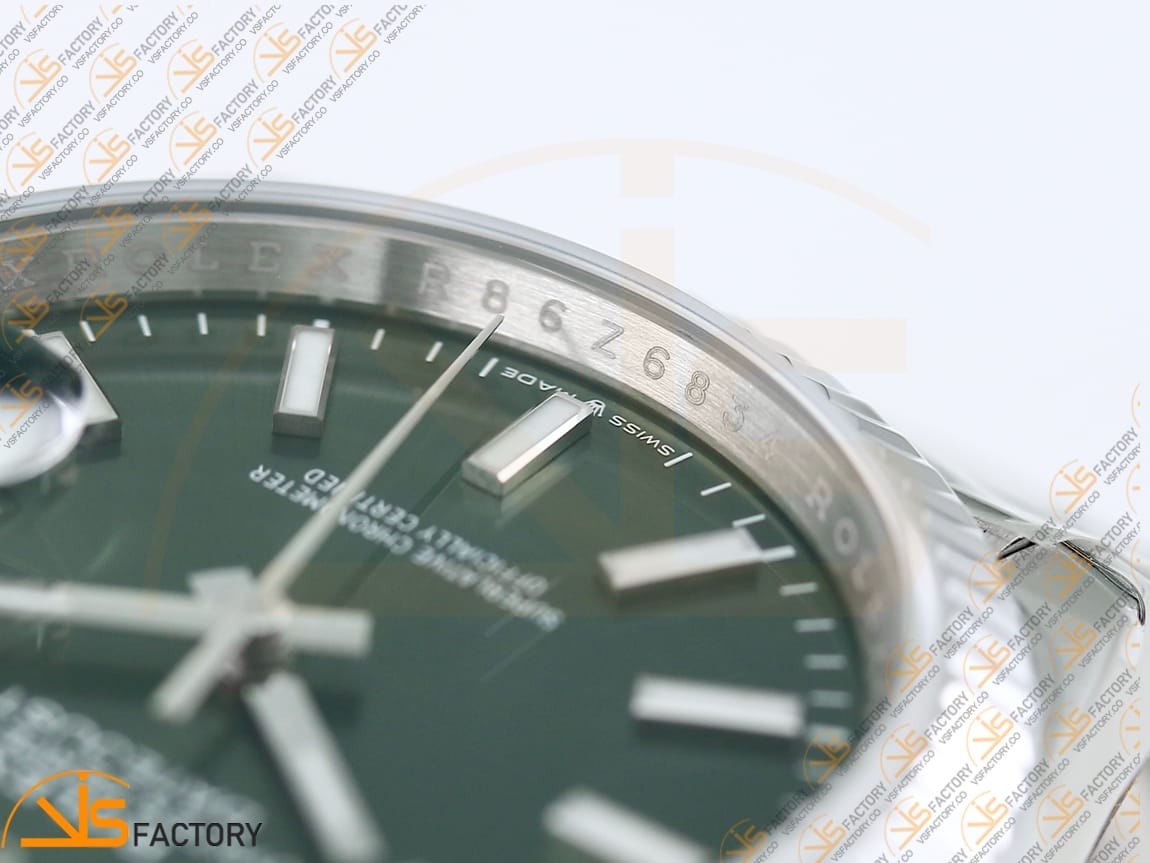 VS Factory Rolex DateJust 41 126334 Green Dial 904L Steel VS3235 Movement - 图片 7