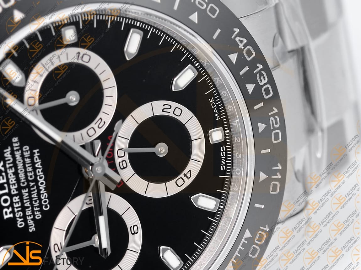 VS Factory Rolex Daytona 116500 Black Dial 904L Steel DD4130 Movement - 图片 6
