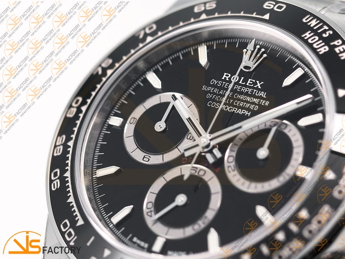 VSFactory (VSF) Rolex Daytona 126500 Black Dial 904L Steel DD4801 Movement - 图片 7