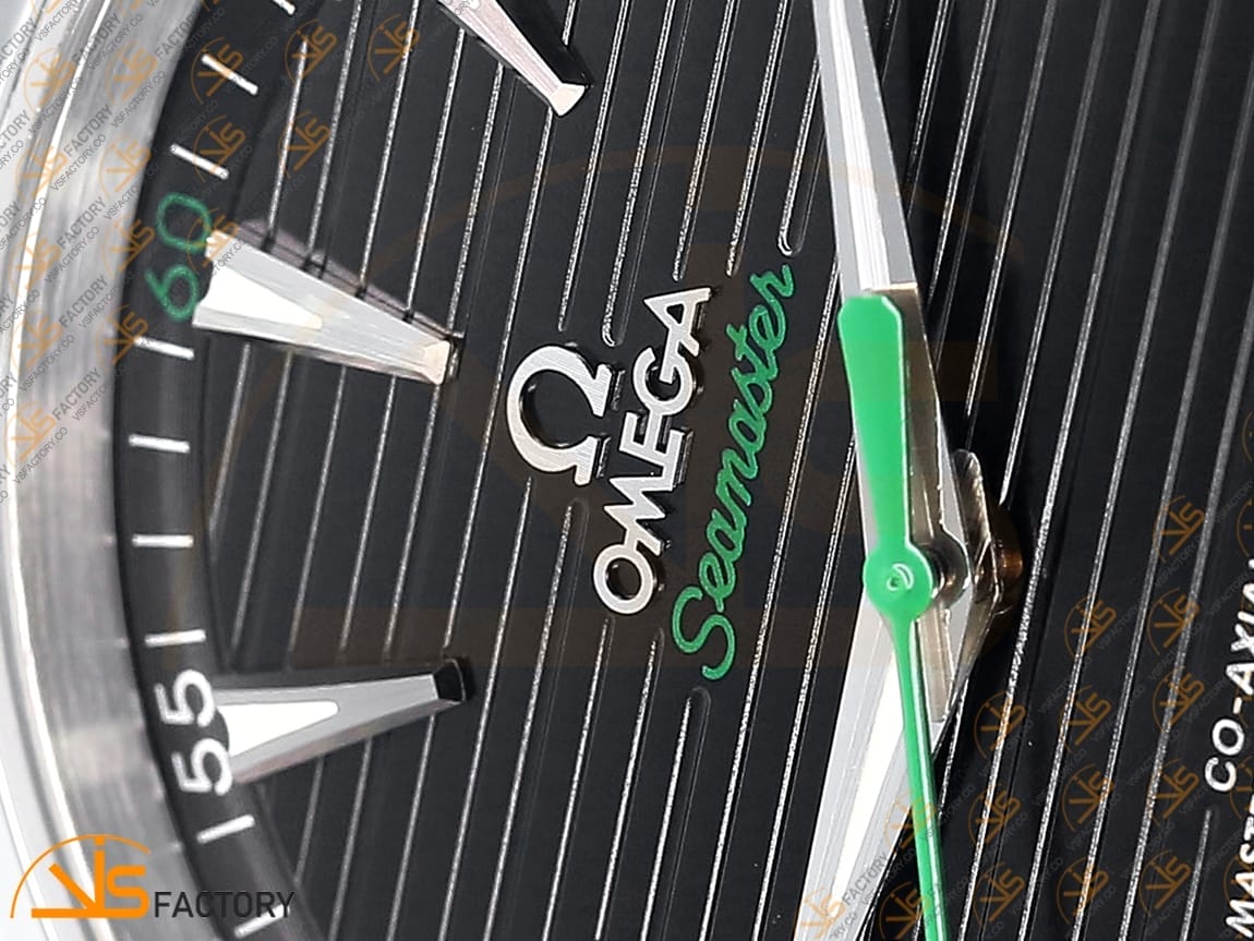 VSFactory (VSF) Omega Aqua Terra 150M Black Dial Green Hand Steel A8900 Movement - 图片 7