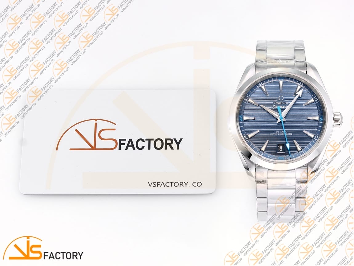 VSFactory (VSF) Omega Aqua Terra 150M Light Blue Dial Steel A8900 Movement - 图片 2
