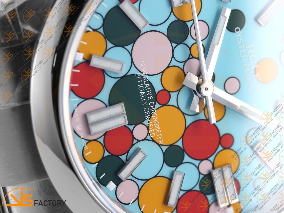 VS Factory Rolex Oyster Perpetual 124300 Celebration Dial 904L Steel VS3235 Movement - 图片 9