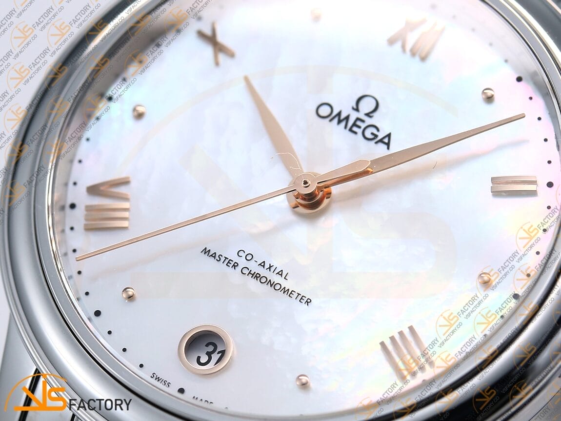 VSFactory (VSF) Omega De Ville Prestige 34mm MOP White Dial Steel A8800 Movement - 图片 8