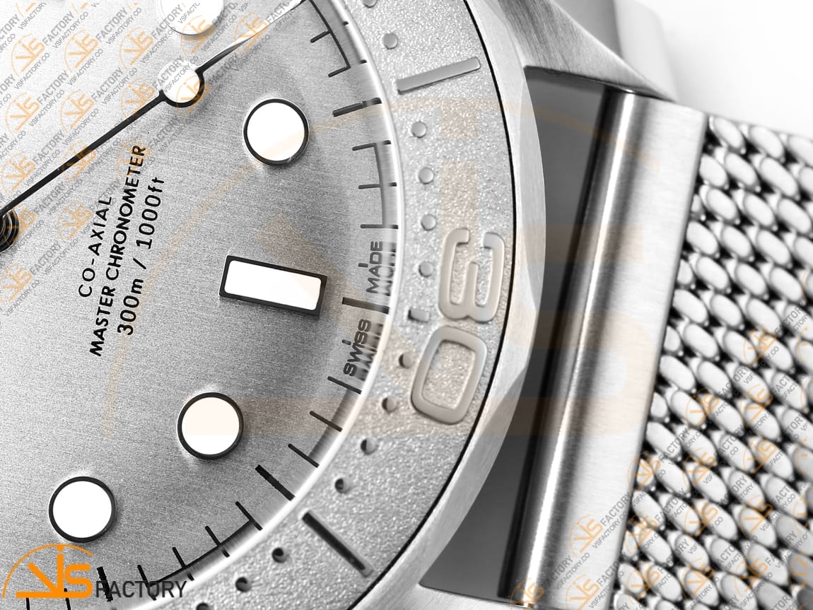 VSFactory (VSF) Omega Seamaster 300M Silver Surfer Silver Dial Steel A8806 Movement - 图片 8