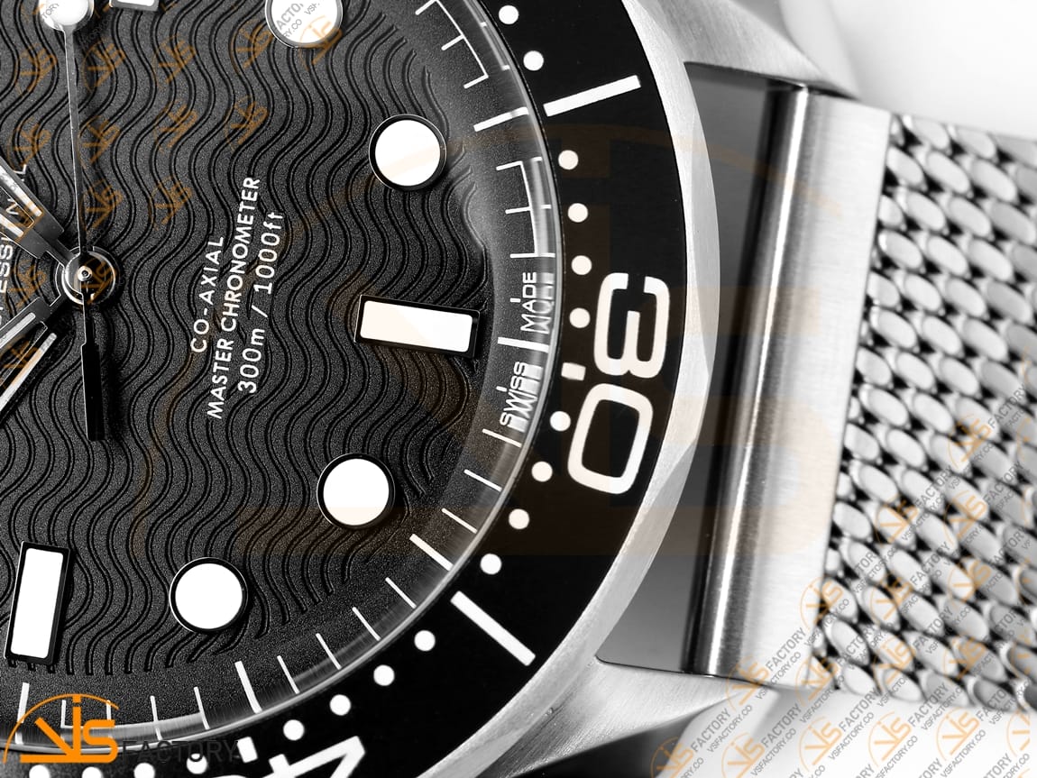 VSFactory (VSF) Omega Seamaster 300M Diver Black Dial Steel SA8806 Movement - 图片 6