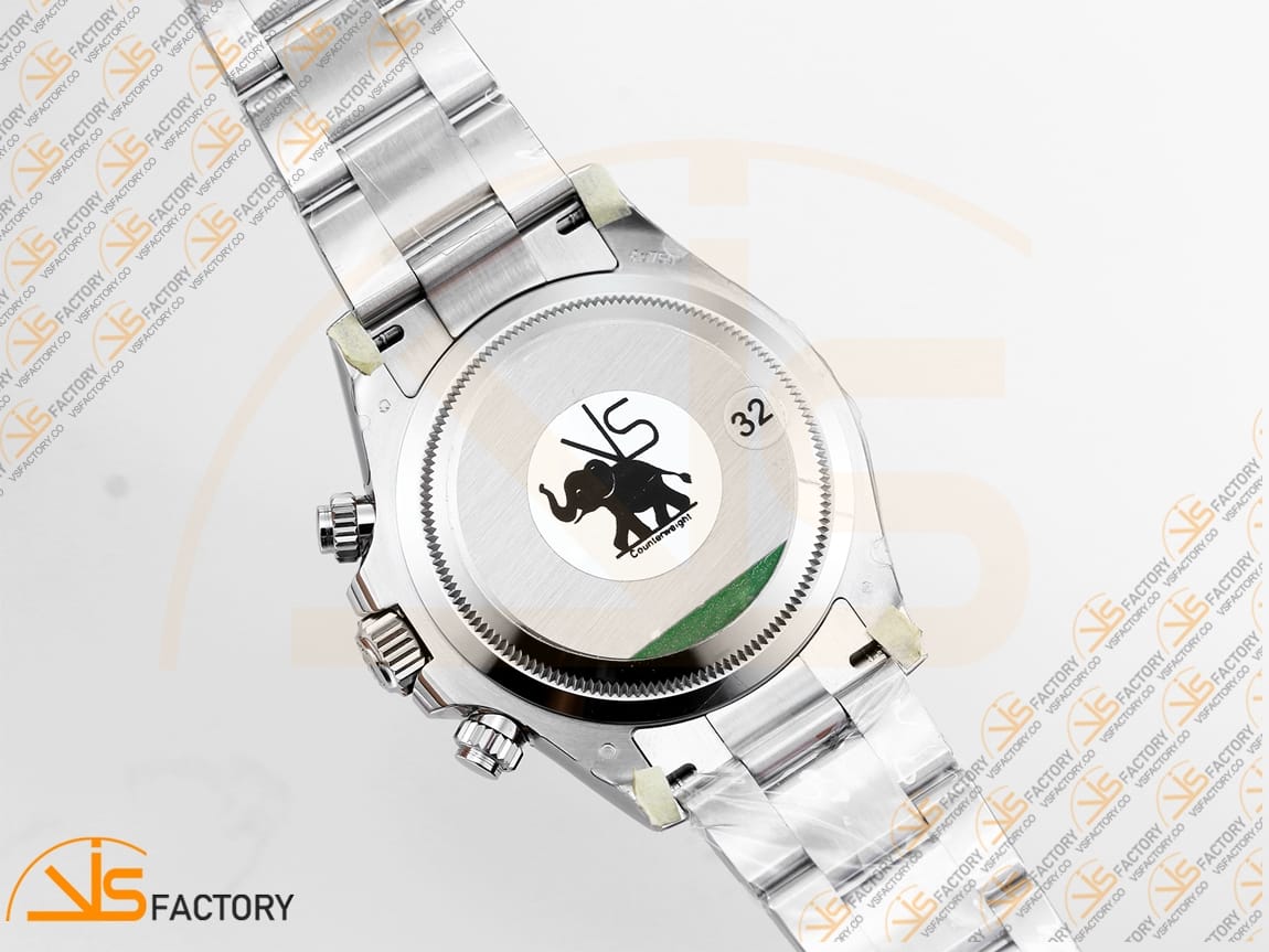 VS Factory Rolex Daytona 126509 Ice Black Dial Platinum Weighted VS4131 Movement - 图片 14