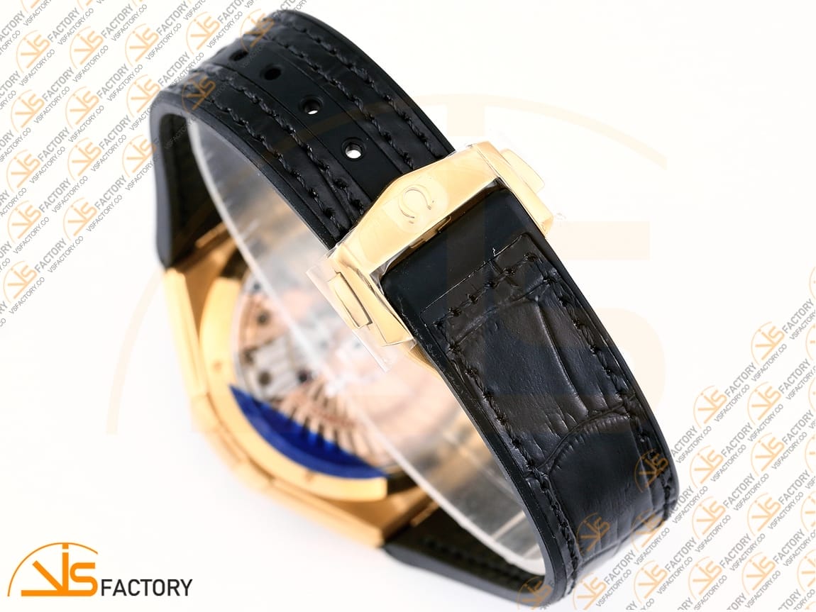 VSFactory (VSF) Omega Constellation Black Ceramic Black Dial YG Black Rubber A8900 Movement - 图片 14