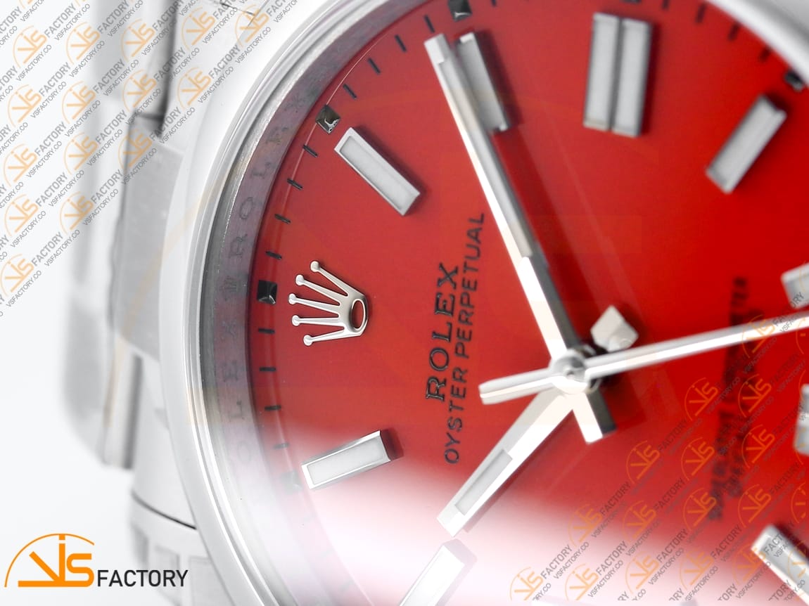 VS Factory Rolex Oyster Perpetual 124300 Red Dial 904L Steel VS3235 Movement - 图片 8
