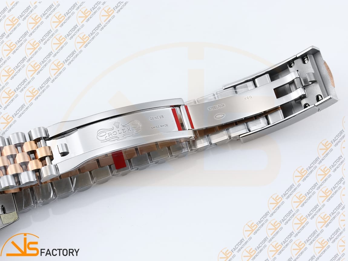 VS Factory Rolex DateJust 41 126331 Gray Textured Dial SS/RG VS3235 Movement - 图片 10