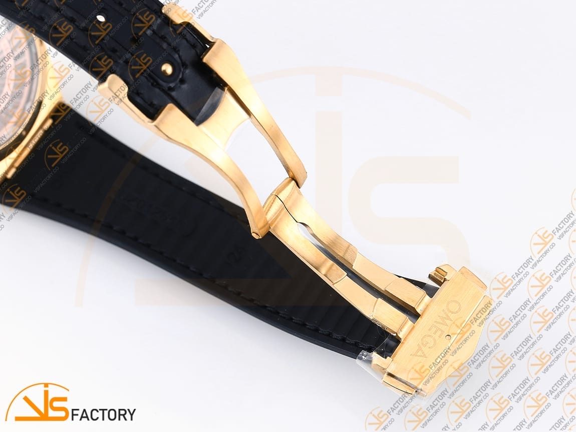 VSFactory (VSF) Omega Constellation Black Ceramic Black Dial YG Black Rubber A8900 Movement - 图片 12