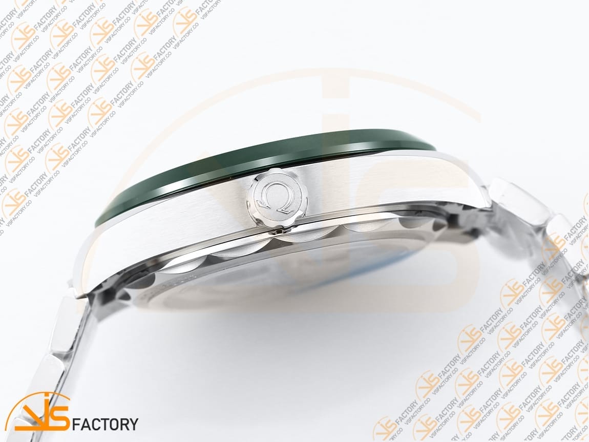 VSFactory (VSF) Omega Aqua Terra Worldtimer 43mm Green Ceramic Dial Steel A8938 Movement - 图片 9